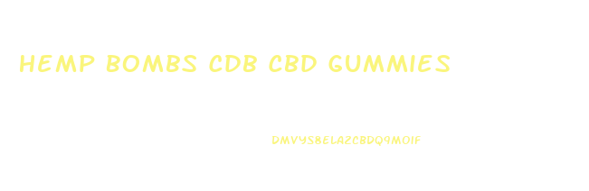 Hemp Bombs Cdb Cbd Gummies