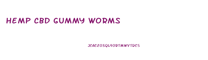 Hemp Cbd Gummy Worms