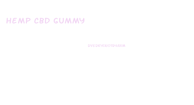 Hemp Cbd Gummy
