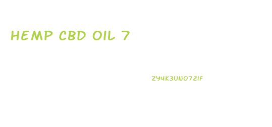 Hemp Cbd Oil 7