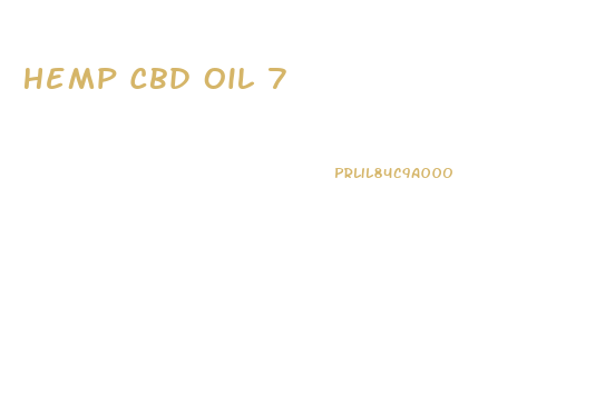 Hemp Cbd Oil 7