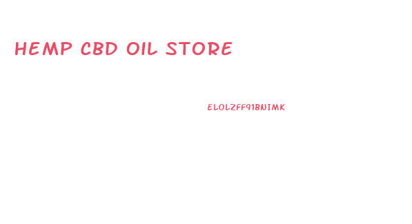 Hemp Cbd Oil Store