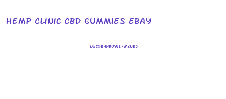 Hemp Clinic Cbd Gummies Ebay
