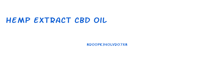 Hemp Extract Cbd Oil