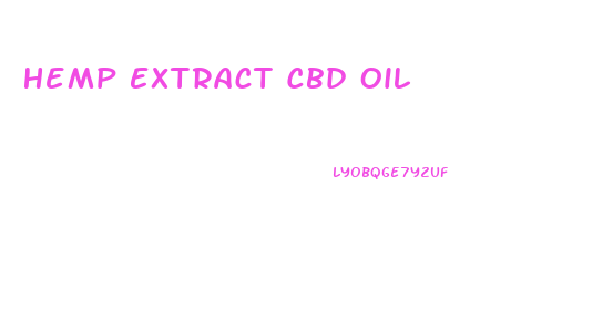 Hemp Extract Cbd Oil