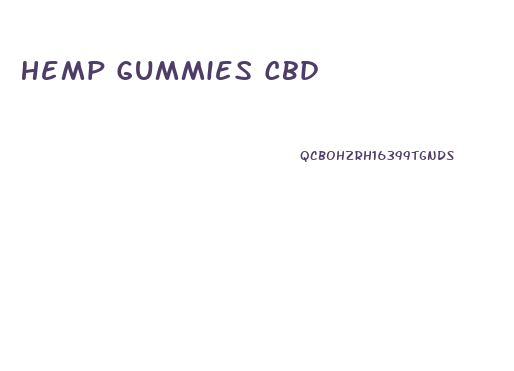 Hemp Gummies Cbd
