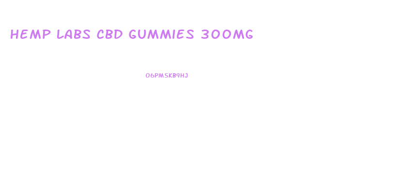 Hemp Labs Cbd Gummies 300mg