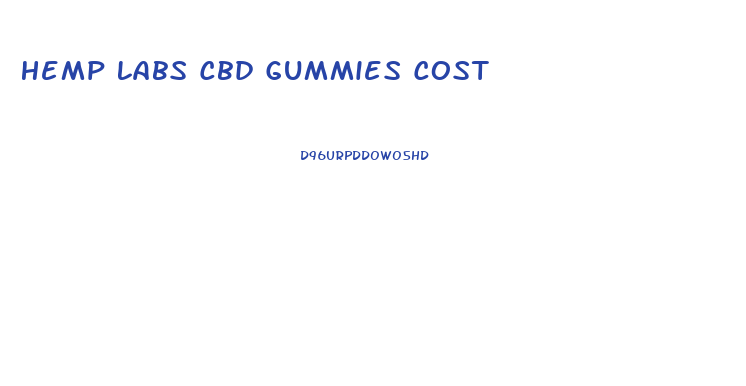 Hemp Labs Cbd Gummies Cost