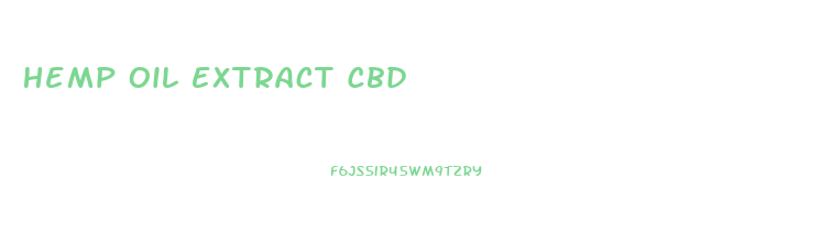 Hemp Oil Extract Cbd