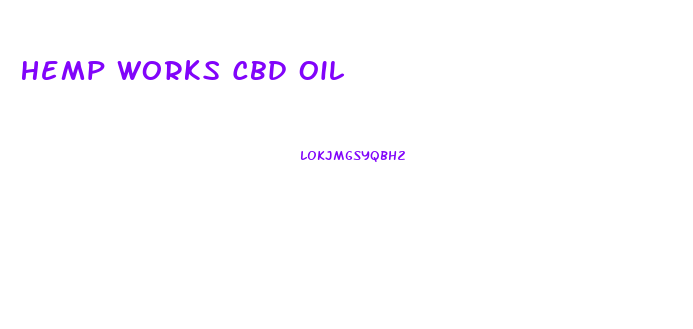 Hemp Works Cbd Oil