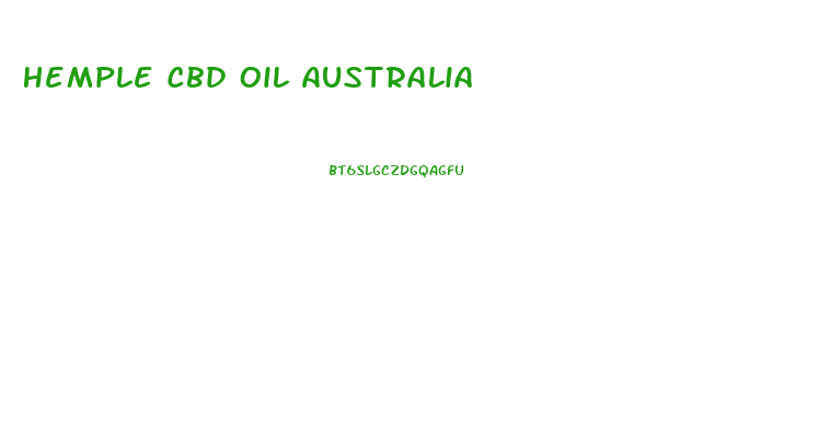 Hemple Cbd Oil Australia