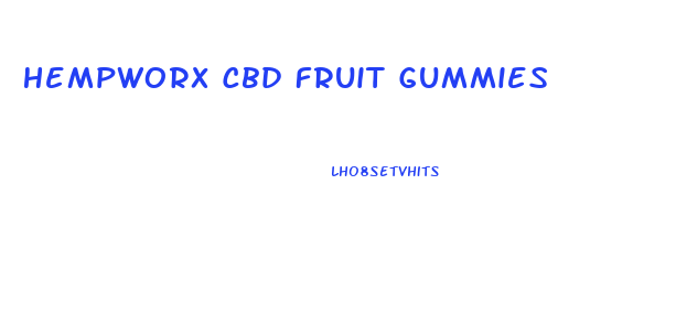 Hempworx Cbd Fruit Gummies