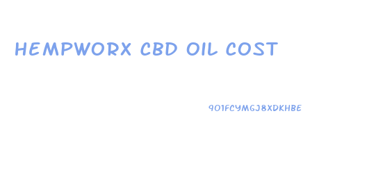Hempworx Cbd Oil Cost
