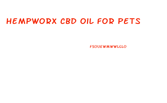 Hempworx Cbd Oil For Pets