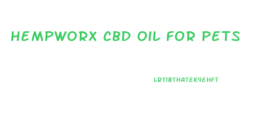 Hempworx Cbd Oil For Pets