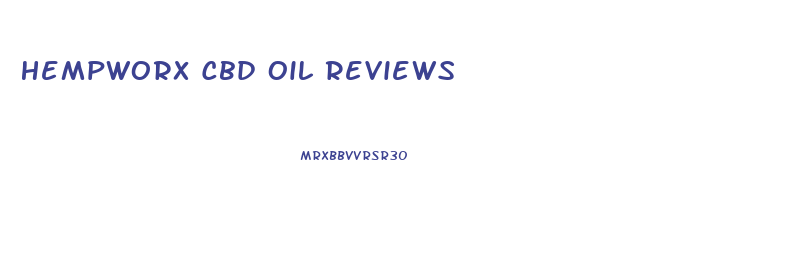 Hempworx Cbd Oil Reviews