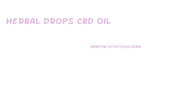 Herbal Drops Cbd Oil