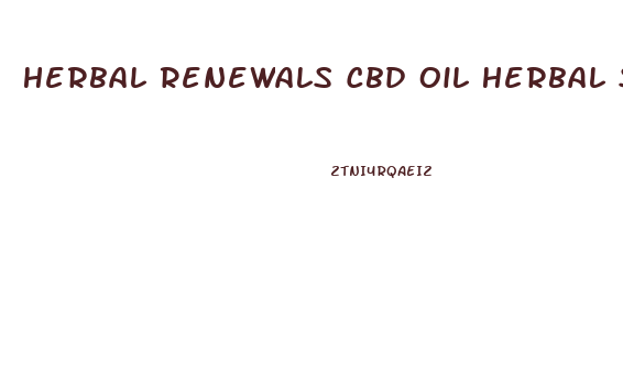 Herbal Renewals Cbd Oil Herbal Spray