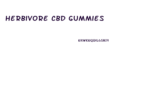 Herbivore Cbd Gummies