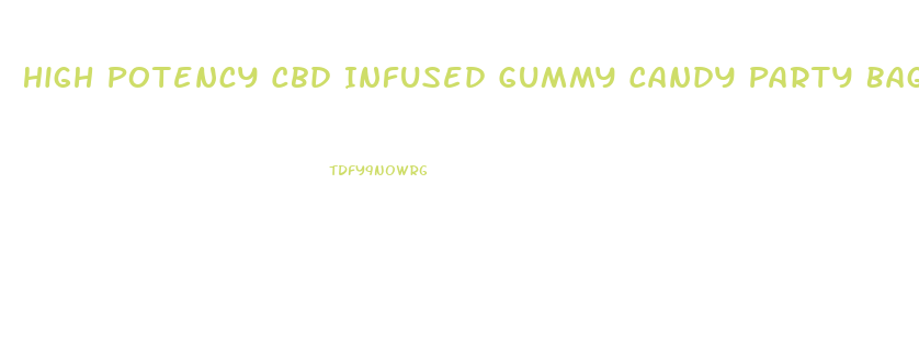 High Potency Cbd Infused Gummy Candy Party Bag
