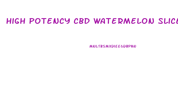 High Potency Cbd Watermelon Slice Gummies 2 000 Mg