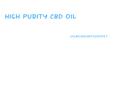 High Purity Cbd Oil