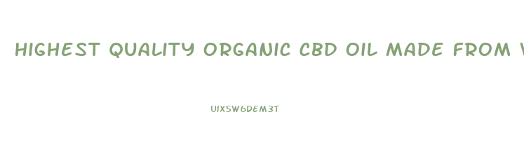 Highest Quality Organic Cbd Oil Made From What