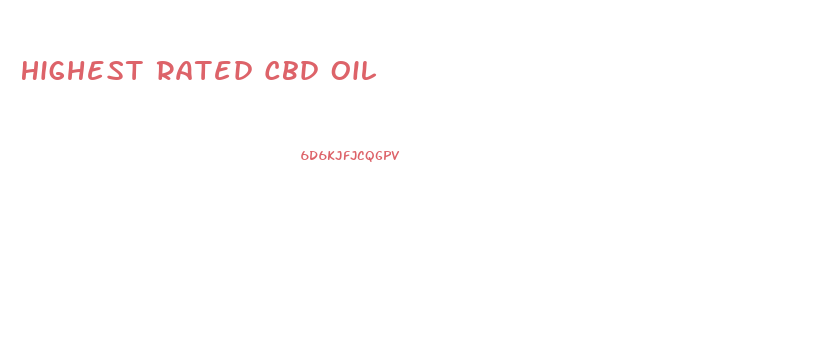 Highest Rated Cbd Oil