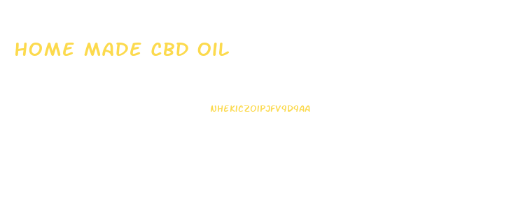 Home Made Cbd Oil