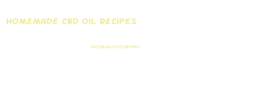 Homemade Cbd Oil Recipes