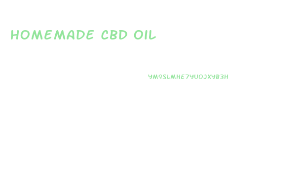 Homemade Cbd Oil