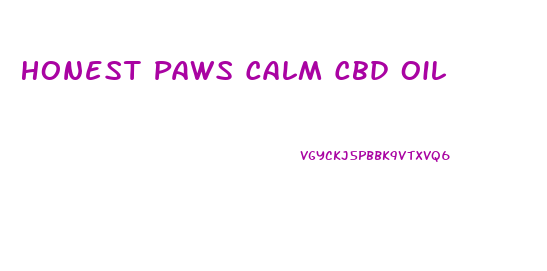 Honest Paws Calm Cbd Oil