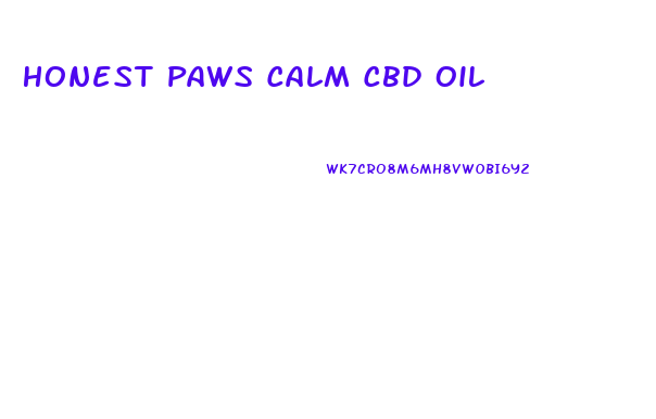 Honest Paws Calm Cbd Oil