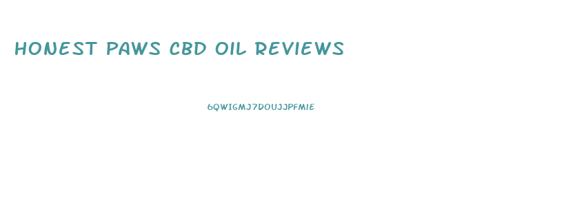 Honest Paws Cbd Oil Reviews