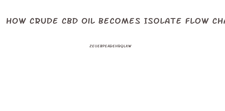 How Crude Cbd Oil Becomes Isolate Flow Chart
