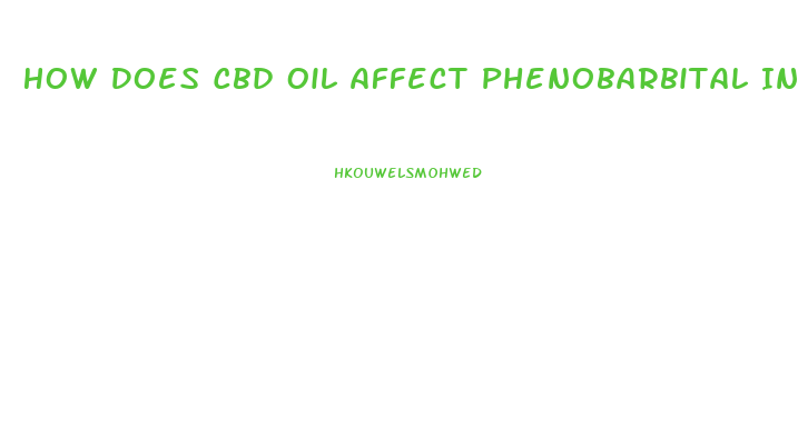 How Does Cbd Oil Affect Phenobarbital In Dogs
