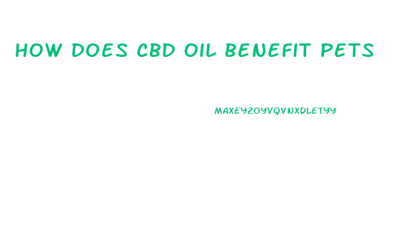 How Does Cbd Oil Benefit Pets