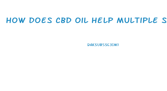 How Does Cbd Oil Help Multiple Sclerosis
