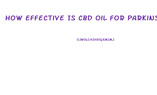 How Effective Is Cbd Oil For Parkinsons Diseae