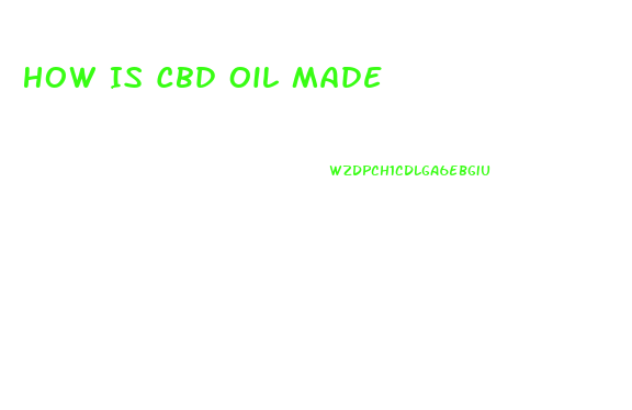 How Is Cbd Oil Made
