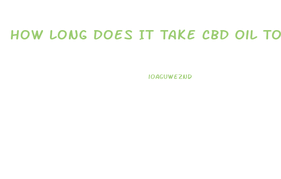 How Long Does It Take Cbd Oil To Help With Sleep