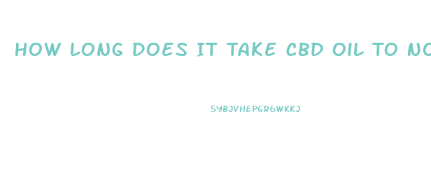 How Long Does It Take Cbd Oil To Not Show In Blood