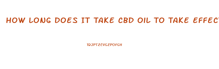 How Long Does It Take Cbd Oil To Take Effect On Hip Replacement Pain