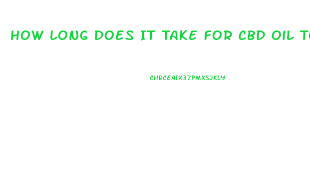 How Long Does It Take For Cbd Oil To Work For Joint Pain