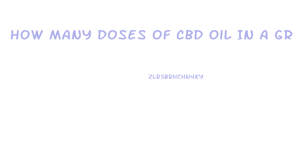 How Many Doses Of Cbd Oil In A Gram
