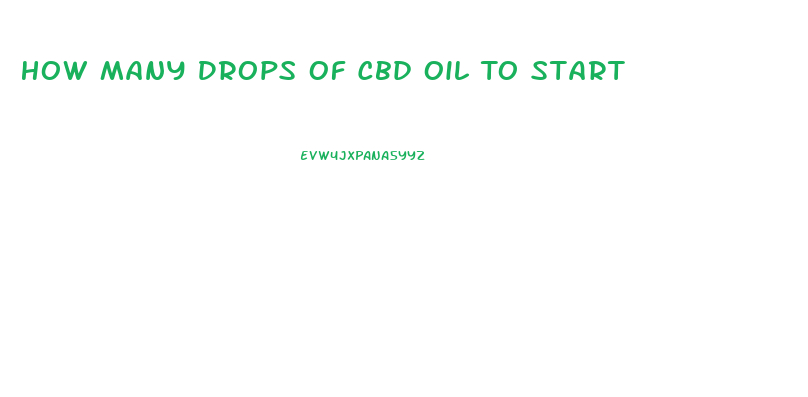 How Many Drops Of Cbd Oil To Start