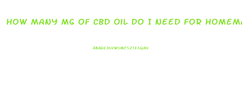 How Many Mg Of Cbd Oil Do I Need For Homemade Lube