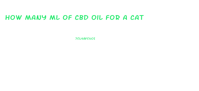 How Many Ml Of Cbd Oil For A Cat