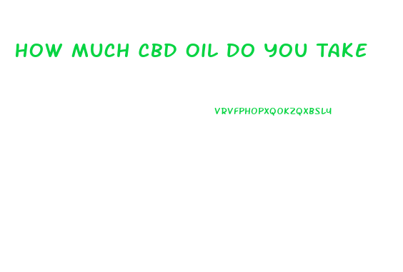 How Much Cbd Oil Do You Take