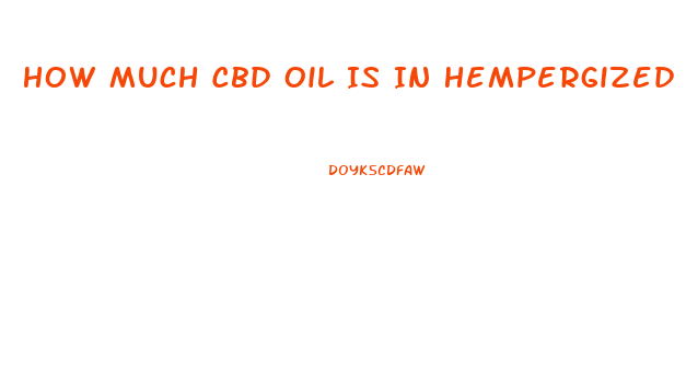 How Much Cbd Oil Is In Hempergized Energy Drink